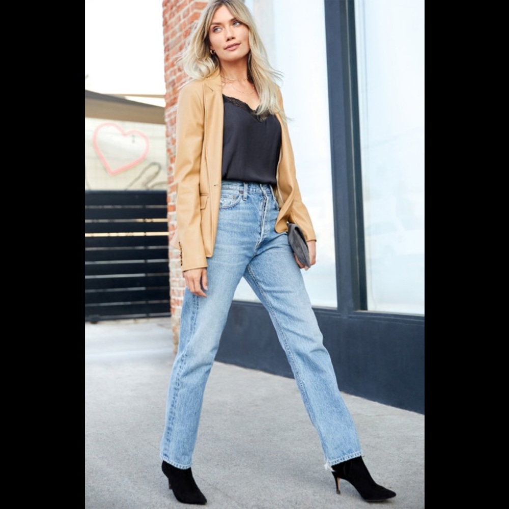 NWT AGolde 90s Pinch High Rise Straight Jeans Size 30 - Picture 2 of 16